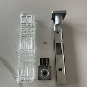 Art Deco By HoSo Midcentury bakelite and glass wall lamp sconce light